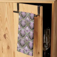 Purple Green Christmas Pattern#31 ID1009 Kitchen Towel