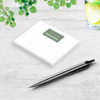 Head Gardener Personalized Novelty Garden Themed Post-it Notes