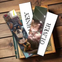 Add your Pet Photos and Names to these Bookmarks