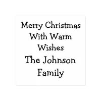 Personalized Merry Christmas Stamp