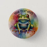 Discover the captivating beautiful frog button