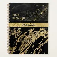 Elegant Black & Gold Planner