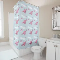 Flying Pigs Shower Curtain