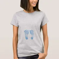 Baby Boy Maternity Shirt Gray and Blue