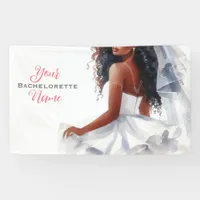 Elegant bridal shower bachelorette banner