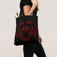 Romantic, Delicate Goth Tote Bag