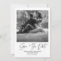 Minimalist Photo Save the Date Typography