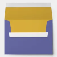 Purple Scampi Gold Insert Wedding Envelope