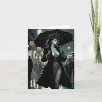 Beautiful Vintage Femme Fatal Woman all occasions Card