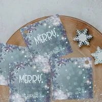 Merry Christmas Magical Winter Wonderland Favor Tags