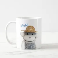 Aloha Sock Monkey(Boy) Coffee Mug