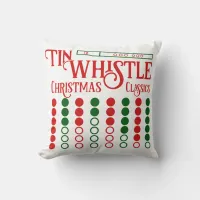 CUSTOMIZABLE Tin Whistle Christmas Classics Throw Pillow