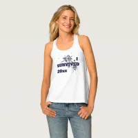 I Survived Blue Covid Virus Tank Top