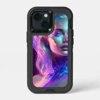 Gorgeous Ai Art Pretty Icy Glass like Woman iPhone 13 Mini Case