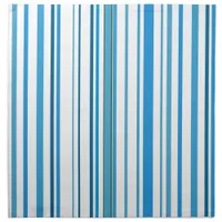 Blue Beach Color Stripes Cloth Napkin