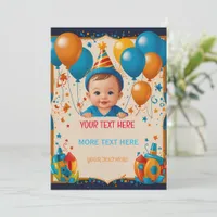 Happy Birthday Personalized Card for Children