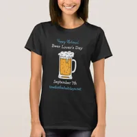 Happy National Beer Lover's Day Funny Holidays T-Shirt