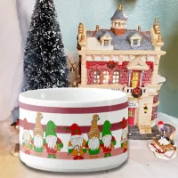 Cute Festive Christmas Gnomes   Bowl