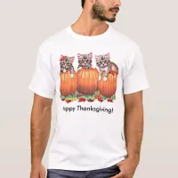 Thanksgiving is the Cat's Meow T-Shirt