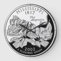 Faux Mississippi State Quarter Clock