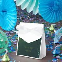 Elegant Green Sparkle Design for Wedding Invites & Favor Boxes