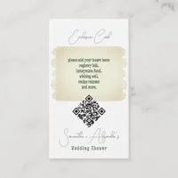 Margs & Matrimony Mexican Couples Shower QR Code Enclosure Card