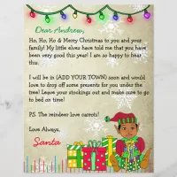 Personalized Letter from Santa Claus