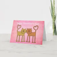 Valentine Kitties Holiday Card