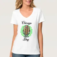 Chicago Hot dog Retro Pop Art T-Shirt