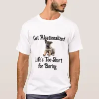 Alsation puppy t-shirt