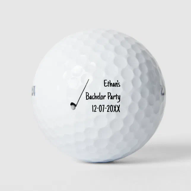 Golf Bachelor Party - Golfing trip Classic Stylish Golf Balls