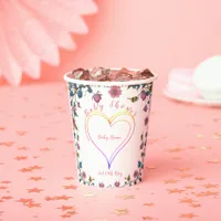 Baby Shower Heart Paper Cups