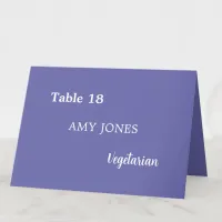 Guest Name Meal Choice Lavender Place Card