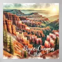 Bryce Canyon, Utah National Park Poster