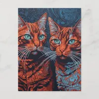 Ginger Cats Postcard