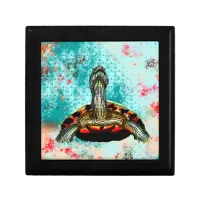 Abstract Turtle Artwork Gift Box