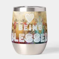 *~* Flower of Life Being Blessed AP2 Thermal Wine Tumbler