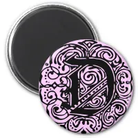 Monarchia Black  "D" Magnet