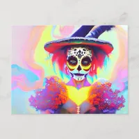 Day of the Dead Woman Postcard