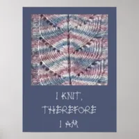 Poster - Knit Leaf Pattern