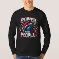 Power to the People Fist Drawing T-Shirt