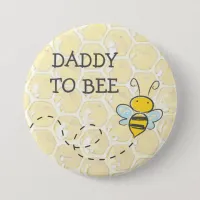 Daddy to Be Bumblebee Baby Shower Button