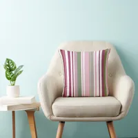 Modern New Season Stripes Throw Pillow