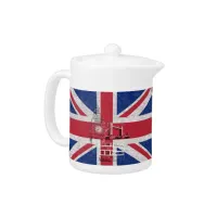 Flag and Symbols of Great Britain ID154 Teapot