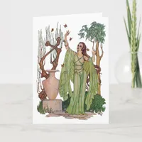 Goddess of Spring Greeting Card