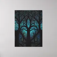 Tree of Life - Mystic Forest Mosaic Canvas Print