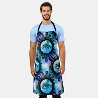 Mystic Elegance in Urban Contemporary Style Apron