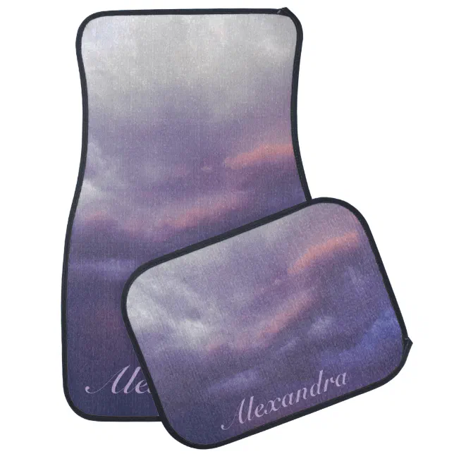 Colorful Storm Clouds Car Floor Mat