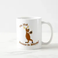 Donner is Blitzen Happy Holiday Christmas Art Coffee Mug