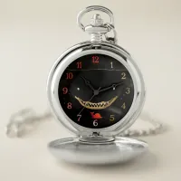 Big Dark Shark Pocket Watch